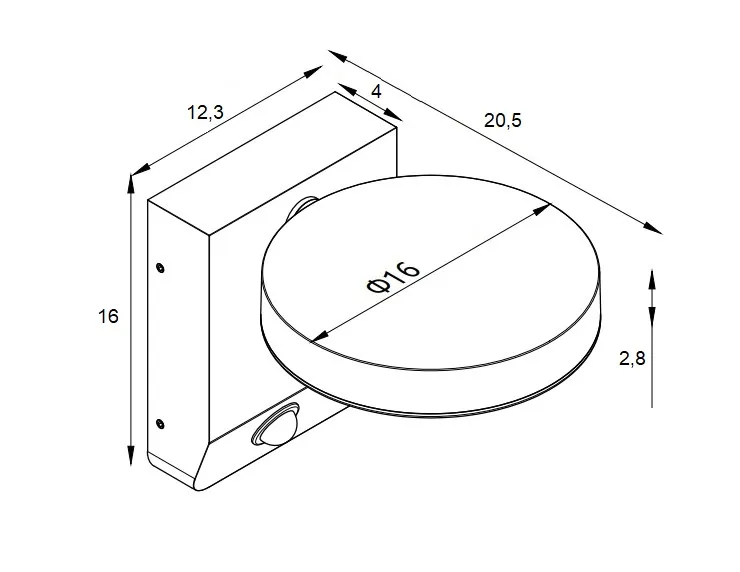 IVER IP54 SENSOR 3000K DGR