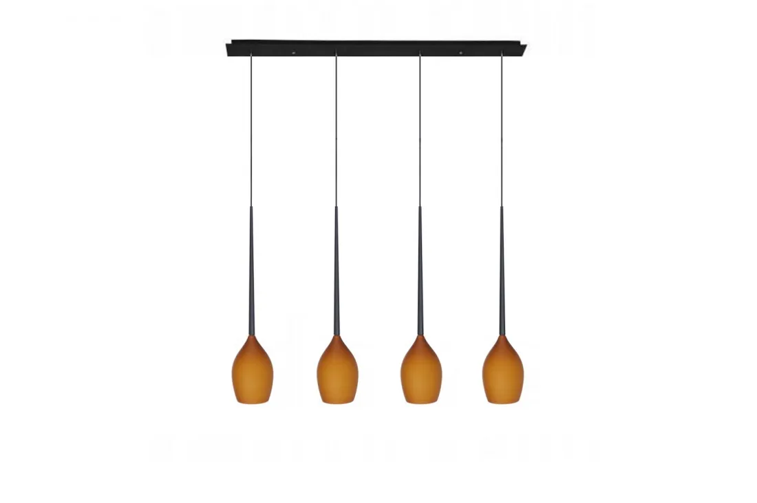 IZZA 4 LAMPA WISZACA AMBER