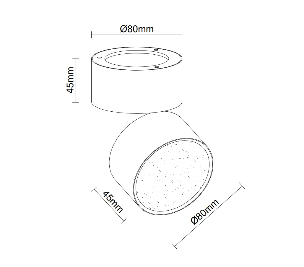MONA 10W CCT SWITCH WH