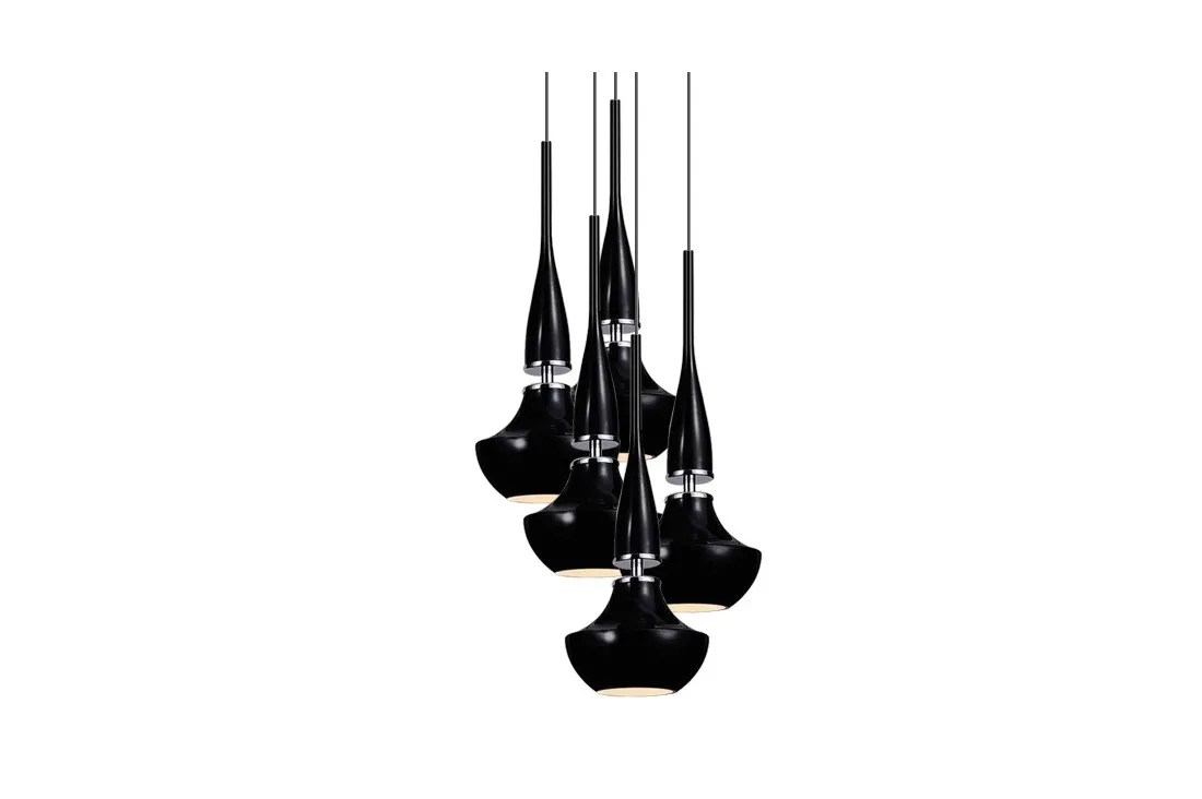 TASOS 5 WISZACA LAMPA BLACK