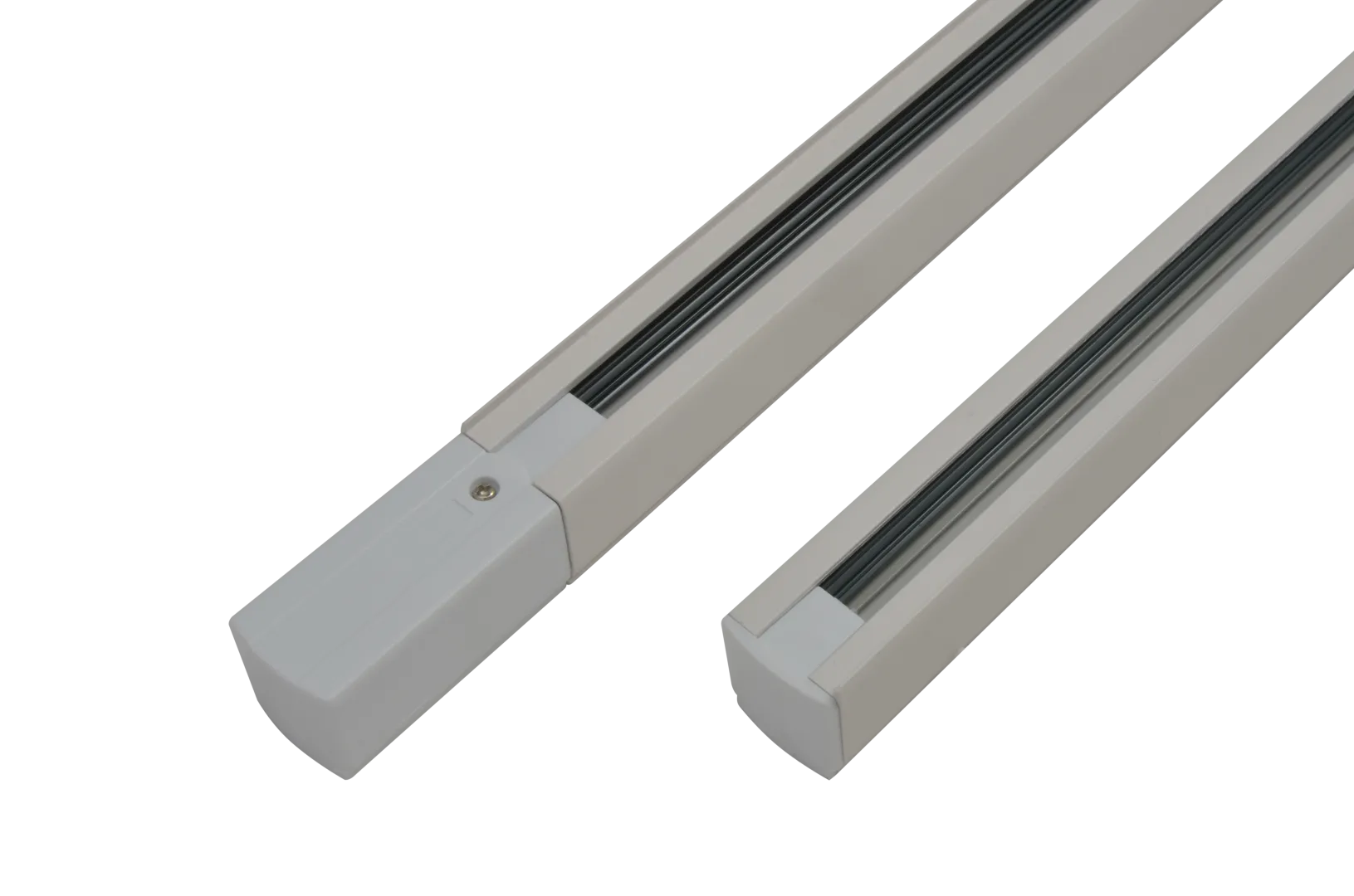 TRACK 3LINE SET 1m + END POWER + END CAP WH