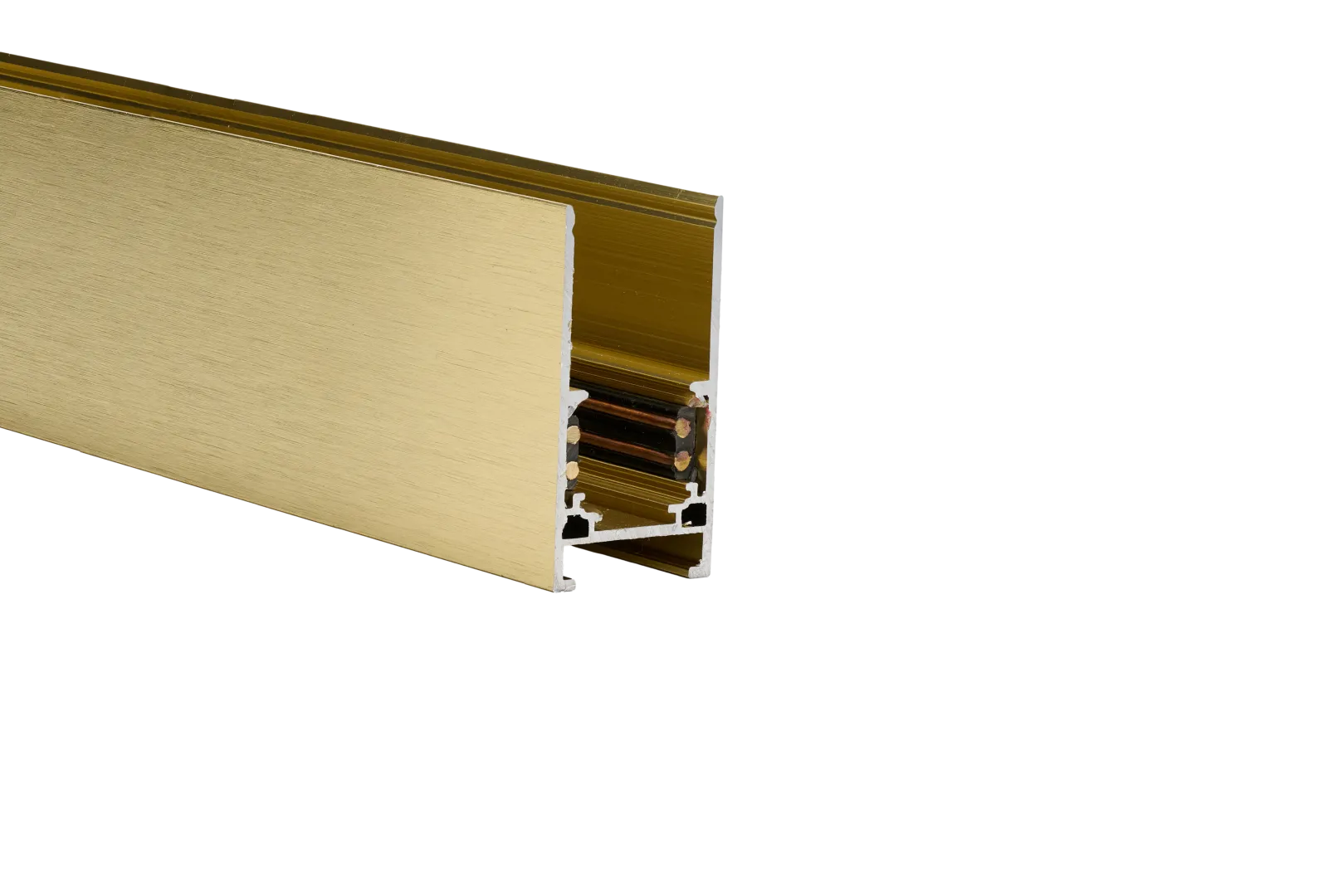 ALFA TRACK MAGNETIC52 1m + 2x END CAP ANODISED GOLD